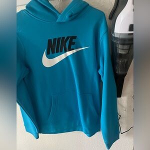 Blue Nike hoodie
